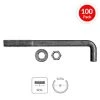 Flash Sale ???? DuraDrive 1/2 In. X 12 In. L-Anchor Bolts With Nuts And Washers (100-Box) ???? 2 Flash Sale ???? DuraDrive 1/2 In. X 12 In. L-Anchor Bolts With Nuts And Washers (100-Box) ???? -Owens Corning Shop 10079 1