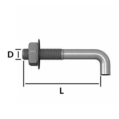 Best Pirce ⌛ DuraDrive 1/2 In. X 6 In. L-Anchor Bolts With Nuts And Washers (5,000-Pack) ???? 4 Best Pirce ⌛ DuraDrive 1/2 In. X 6 In. L-Anchor Bolts With Nuts And Washers (5,000-Pack) ???? - Image 2