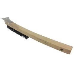 Top 10 ???? Bennett 777-WIRE Wooden Handle 4-Row Wire Brush With Flat Scraper Tip ????