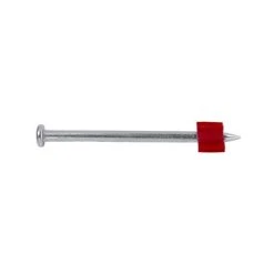 Wholesale 👏 DuraDrive 2-1/2 In. X .300 In. Bright Finish Flat Head Fluted Concrete And Steel Drive Pins (100-Pack) 💯