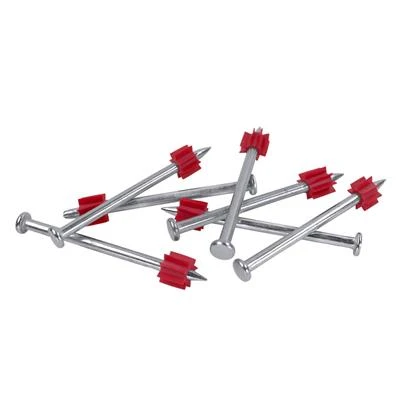Wholesale ???? DuraDrive 2-1/2 In. X .300 In. Bright Finish Flat Head Fluted Concrete And Steel Drive Pins (100-Pack) ???? 4 Wholesale ???? DuraDrive 2-1/2 In. X .300 In. Bright Finish Flat Head Fluted Concrete And Steel Drive Pins (100-Pack) ???? - Image 2