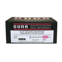 Wholesale ???? DuraDrive 2-1/4 In. X .300 In. Bright Finish Flat Head Fluted Concrete And Steel Drive Pins (100-Pack) ???? -Owens Corning Shop 11691 3