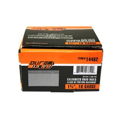 Discount 🎉 DuraDrive 1-3/4 In. 16-Gauge Galvanized Finish Nails (2,500-Pack) ❤️ 3 Discount 🎉 DuraDrive 1-3/4 In. 16-Gauge Galvanized Finish Nails (2,500-Pack) ❤️