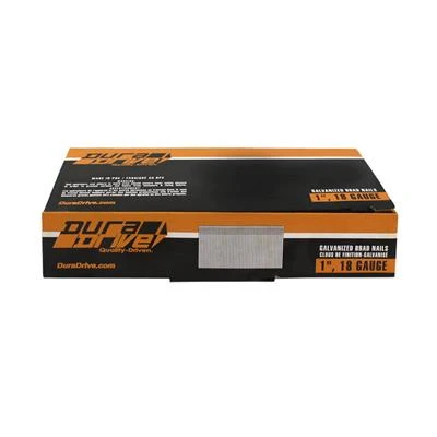 Flash Sale ⌛ DuraDrive 1 In. 18-Gauge Galvanized 🧥 Coated Brad Nails (5,000-Pack) ✨ 3 Flash Sale ⌛ DuraDrive 1 In. 18-Gauge Galvanized 🧥 Coated Brad Nails (5,000-Pack) ✨