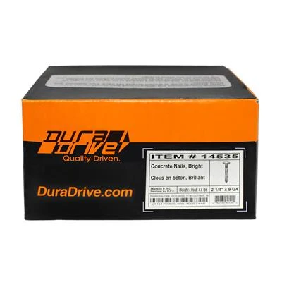 Best deal ???? DuraDrive 2-1/4 In. 9-Gauge Bright Finish Fluted Spiral Shank Concrete Nails (4.5 Lb. Per Box) ✔️ 5 Best deal ???? DuraDrive 2-1/4 In. 9-Gauge Bright Finish Fluted Spiral Shank Concrete Nails (4.5 Lb. Per Box) ✔️ - Image 3