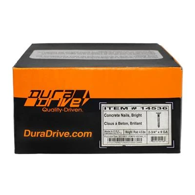 Best reviews of ❤️ DuraDrive 2-3/4 In. 9-Gauge Bright Finish Fluted Spiral Shank Concrete Nails (4.5 Lb. Per Box) ❤️ 5 Best reviews of ❤️ DuraDrive 2-3/4 In. 9-Gauge Bright Finish Fluted Spiral Shank Concrete Nails (4.5 Lb. Per Box) ❤️ - Image 3