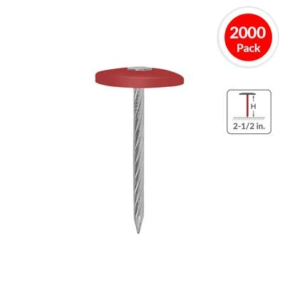 Promo ???? DuraDrive 2-1/2 In. Plastic Cap Spiral Shank Insulation Nails (2,000-Pack) ⌛ 3 Promo ???? DuraDrive 2-1/2 In. Plastic Cap Spiral Shank Insulation Nails (2,000-Pack) ⌛