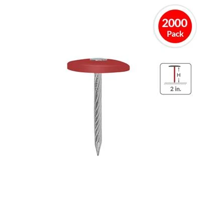 Deals ❤️ DuraDrive 2 In. Plastic Cap Spiral Shank Insulation Nails (2,000-Box) ???? 3 Deals ❤️ DuraDrive 2 In. Plastic Cap Spiral Shank Insulation Nails (2,000-Box) ????