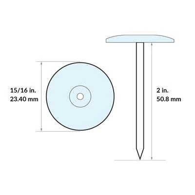 Deals ❤️ DuraDrive 2 In. Plastic Cap Spiral Shank Insulation Nails (2,000-Box) ???? 4 Deals ❤️ DuraDrive 2 In. Plastic Cap Spiral Shank Insulation Nails (2,000-Box) ???? - Image 2