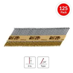 Brand new ???? DuraDrive 2 In. 34-Degree Duradized Cold-Dip Galvanized Spiral Shank Paper Strip Nails (5,000-Box) ✨