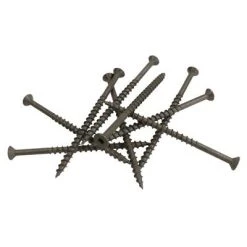 Alternative view of Best Pirce ✨ DuraDrive #10 X 3-1/2 In. Low Root Brown Zinc ???? Coated Flat Head Square Drive Decking Screws (1,000-Pack) ????