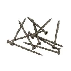 Alternative view of Best reviews of ✔️ DuraDrive #8 X 3 In. Low Root Brown Zinc ???? Coated Flat Head Square Drive Cedar Decking Screws (1,500-Pack) ????