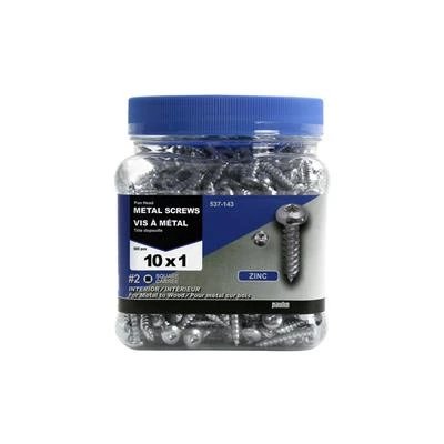 Discount ⌛ H Paulin #10 X 1 In. Zinc ???? Coated Pan Head Square Drive Interior Metal Screws (500-Jug) ???? 3 Discount ⌛ H Paulin #10 X 1 In. Zinc ???? Coated Pan Head Square Drive Interior Metal Screws (500-Jug) ????