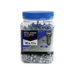 Top 10 ???? H Paulin #10 X 1-1/4 In. Zinc ???? Coated Pan Head Square Drive Interior Metal Screws (500-Jug) ❤️