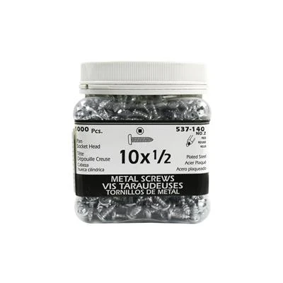 Hot Sale ???? H Paulin #10 X 1/2 In. Zinc ???? Coated Pan Head Square Drive Metal Screws (1,000-Jug) ???? 3 Hot Sale ???? H Paulin #10 X 1/2 In. Zinc ???? Coated Pan Head Square Drive Metal Screws (1,000-Jug) ????
