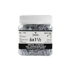 Best Pirce ✨ H Paulin #6 X 1-1/2 In. Zinc ???? Coated Pan Head Square Drive Interior Metal Screws (500-Jug) ????