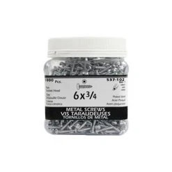Cheapest ???? H Paulin #6 X 3/4 In. Zinc ???? Coated Pan Head Square Drive Interior Metal Screws (1,000-Jug) ????