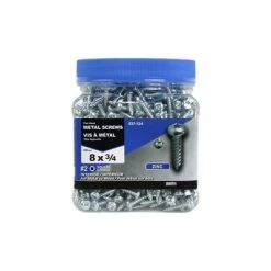 Buy ???? H Paulin #8 X 3/4 In. Zinc ???? Coated Pan Head Square Drive Interior Metal Screws (1,000-Jug) ????
