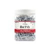 New ???? H Paulin #8 X 1-1/2 In. Zinc ???? Coated Flat Head Square Drive Particle Board Screws (600-Jug) ✨ 2 New ???? H Paulin #8 X 1-1/2 In. Zinc ???? Coated Flat Head Square Drive Particle Board Screws (600-Jug) ✨ -Owens Corning Shop 16105 1
