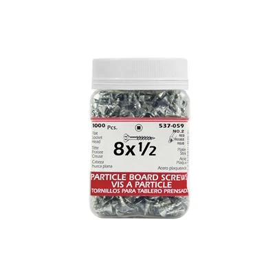 Wholesale ⭐ H Paulin #8 X 1/2 In. Zinc ???? Coated Flat Head Square Drive Particle Board Screws (1,000-Jug) ???? 3 Wholesale ⭐ H Paulin #8 X 1/2 In. Zinc ???? Coated Flat Head Square Drive Particle Board Screws (1,000-Jug) ????