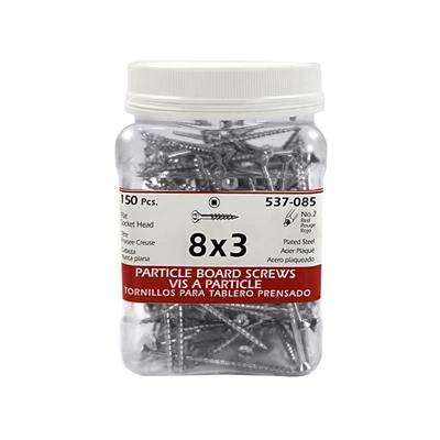 Best deal ❤️ H Paulin #8 X 3 In. Zinc ???? Coated Flat Head Square Drive Particle Board Screws (150-Jug) ???? 3 Best deal ❤️ H Paulin #8 X 3 In. Zinc ???? Coated Flat Head Square Drive Particle Board Screws (150-Jug) ????