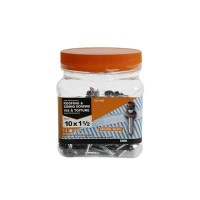 Best reviews of ⌛ H Paulin #10 X 1-1/2 In. Brown ???? Coated Hex Head Exterior Roofing And Siding Screws (100-Jug) ✨ 3 Best reviews of ⌛ H Paulin #10 X 1-1/2 In. Brown ???? Coated Hex Head Exterior Roofing And Siding Screws (100-Jug) ✨