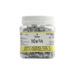 Best reviews of ???? H Paulin #10 X 5/8 In. Zinc Plated Pan Head Square Drive Type S Duct Screws (600-Jug) ????