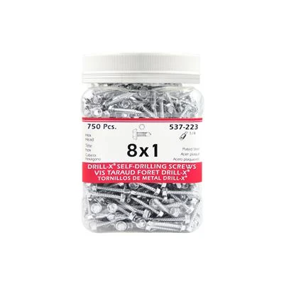Cheapest ✔️ H Paulin #8 X 1 In. Zinc ???? Coated Hex Head Self-Drilling Drill-X Metal Screws (750-Jug) ???? 3 Cheapest ✔️ H Paulin #8 X 1 In. Zinc ???? Coated Hex Head Self-Drilling Drill-X Metal Screws (750-Jug) ????
