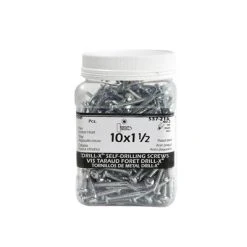 Buy ❤️ H Paulin #10 X 1-1/2 In. Zinc ???? Coated Pan Head Square Drive Self-Drilling Drill-X Metal Screws (400-Jug) ????