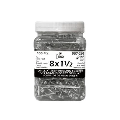 Discount ❤️ H Paulin #8 X 1-1/2 In. Zinc ???? Coated Pan Head Square Drive Self-Drilling Drill-X Metal Screws (500-Jug) ???? 3 Discount ❤️ H Paulin #8 X 1-1/2 In. Zinc ???? Coated Pan Head Square Drive Self-Drilling Drill-X Metal Screws (500-Jug) ????