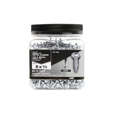 Deals ???? H Paulin #8 X 1/2 In. Zinc ???? Coated Pan Head Square Drive Self-Drilling Drill-X Interior Metal Screws (1,000-Jug) ???? 3 Deals ???? H Paulin #8 X 1/2 In. Zinc ???? Coated Pan Head Square Drive Self-Drilling Drill-X Interior Metal Screws (1,000-Jug) ????