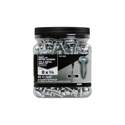 New ???? H Paulin #8 X 3/4 In. Zinc ???? Coated Pan Head Square Drive Self-Drilling Drill-X Interior Metal Screws (1,000-Jug) ???? 3 New ???? H Paulin #8 X 3/4 In. Zinc ???? Coated Pan Head Square Drive Self-Drilling Drill-X Interior Metal Screws (1,000-Jug) ????