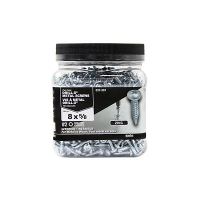 Cheapest ???? H Paulin #8 X 5/8 In. Zinc ???? Coated Pan Head Square Drive Self-Drilling Drill-X Interior Metal Screws (1,000-Jug) ✨ 3 Cheapest ???? H Paulin #8 X 5/8 In. Zinc ???? Coated Pan Head Square Drive Self-Drilling Drill-X Interior Metal Screws (1,000-Jug) ✨