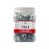 Brand new ✔️ H Paulin #10 X 3 In. Zinc ???? Coated Flat Head Square Drive Wood Screws (150-Jug) ???? 2 Brand new ✔️ H Paulin #10 X 3 In. Zinc ???? Coated Flat Head Square Drive Wood Screws (150-Jug) ???? -Owens Corning Shop 16183 1