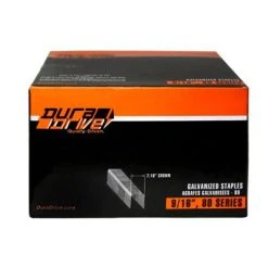 Best Pirce 😍 DuraDrive 9/16 In. X 7/16 In. Crown Galvanized Steel 🧥 Coated Staples (10,000-Pack) 🎁