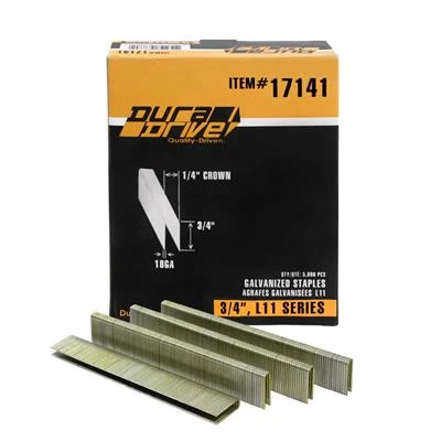 Outlet ???? DuraDrive 3/4 In. X 1/4 In. Crown L11 Series Yellow Varnish Galvanized Staples (5,000-Pack) ???? 4 Outlet ???? DuraDrive 3/4 In. X 1/4 In. Crown L11 Series Yellow Varnish Galvanized Staples (5,000-Pack) ???? - Image 2