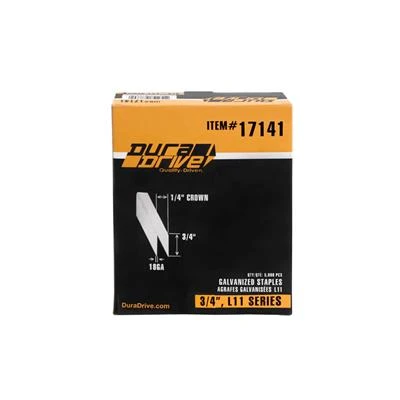 Outlet ???? DuraDrive 3/4 In. X 1/4 In. Crown L11 Series Yellow Varnish Galvanized Staples (5,000-Pack) ???? 5 Outlet ???? DuraDrive 3/4 In. X 1/4 In. Crown L11 Series Yellow Varnish Galvanized Staples (5,000-Pack) ???? - Image 3