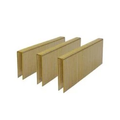 Alternative view of Budget ???? DuraDrive 2 In. X 7/16 In. Crown N21 Series Yellow Varnish Galvanized Staples (10,000-Pack) ????