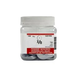 Brand new ???? H Paulin 3/8 In. Zinc ???? Coated Fender Washers (100-Jug) ????