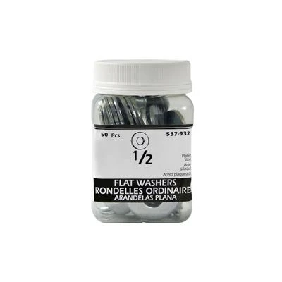 Discount ???? H Paulin 1/2 In. Zinc ???? Coated Flat Washers (50-Jug) ???? 3 Discount ???? H Paulin 1/2 In. Zinc ???? Coated Flat Washers (50-Jug) ????