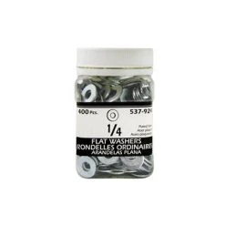 New ✨ H Paulin 1/4 In. Zinc ???? Coated Flat Washers (400-Jug) ????