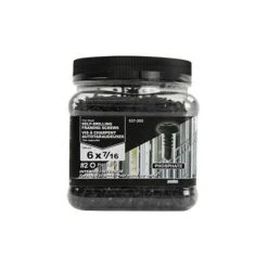 Budget ???? H Paulin #6 X 7/16 In. Black Phosphate ???? Coated Pan Head Phillips Drive Self-Drilling Interior Framing Screws (1,200-Jug) ????