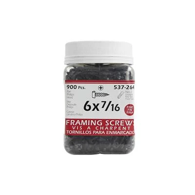 Wholesale ???? H Paulin #6 X 7/16 In. Pan Head Phillips Drive Fine Thread S Point Framing Screws (900-Jug) ✔️ 3 Wholesale ???? H Paulin #6 X 7/16 In. Pan Head Phillips Drive Fine Thread S Point Framing Screws (900-Jug) ✔️