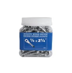 Cheap ???? H Paulin 1/4 In. X 2-1/4 In. Zinc ???? Coated Acoustic Wedge Anchors (150-Jug) ????
