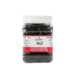 Coupon ???? H Paulin #8 X 2 In. Black Phosphate ???? Coated Flat Head Square Drive Flooring Screws (400-Jug) ✔️