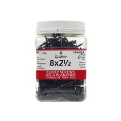 Cheap ???? H Paulin #8 X 2-1/2 In. Black Phosphate ???? Coated Flat Head Square Drive Flooring Screws (250-Jug) ❤️