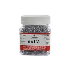 Best Sale ???? H Paulin #6 X 1-5/8 In. Zinc ???? Coated Flat Head Phillips Drive Self-Drilling Drywall Screws (450-Jug) ????