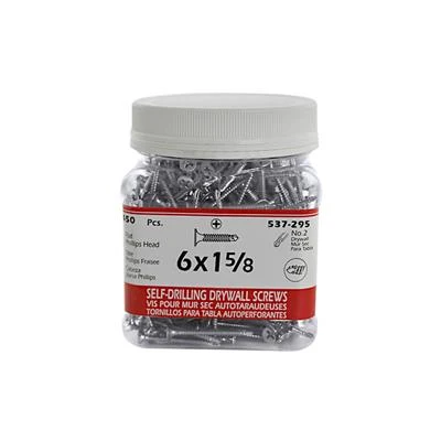 Best Sale ???? H Paulin #6 X 1-5/8 In. Zinc ???? Coated Flat Head Phillips Drive Self-Drilling Drywall Screws (450-Jug) ???? 3 Best Sale ???? H Paulin #6 X 1-5/8 In. Zinc ???? Coated Flat Head Phillips Drive Self-Drilling Drywall Screws (450-Jug) ????