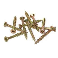 Alternative view of Wholesale ???? DuraDrive #8 X 2 In. Yellow Zinc ???? Coated Flat Head Square Drive Flooring Screws (3,500-Pack) ✔️