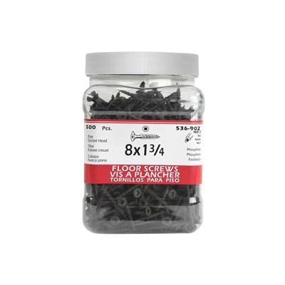 Discount ???? H Paulin #8 X 1-3/4 In. Flat Head Square Drive Head Flooring Screws (500-Jug) ???? 3 Discount ???? H Paulin #8 X 1-3/4 In. Flat Head Square Drive Head Flooring Screws (500-Jug) ????